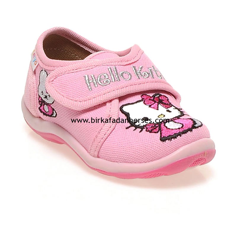 Ceyo Kids Hello Kitty pembe bebek ayakkabısı