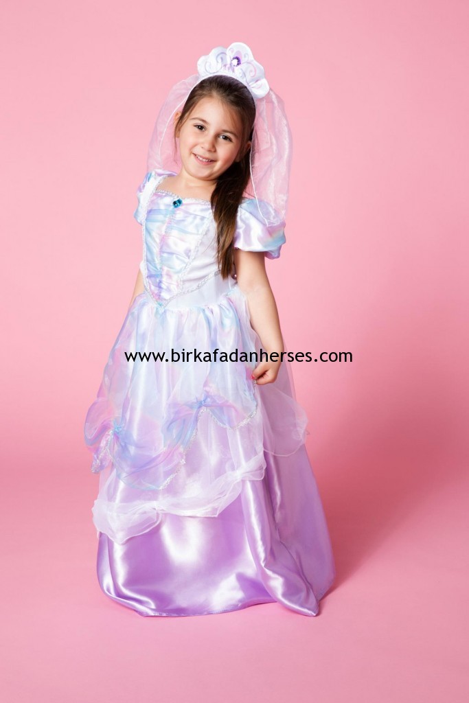 kız çocuk prenses elbisesi